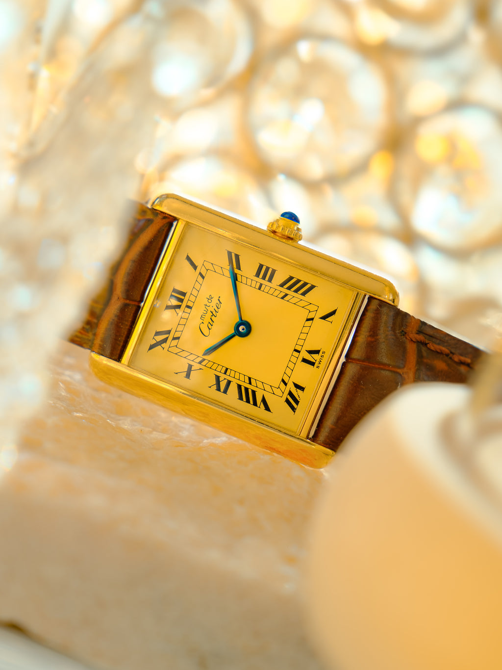 [RESERVED] Cartier Tank Vermeil ref. 590005