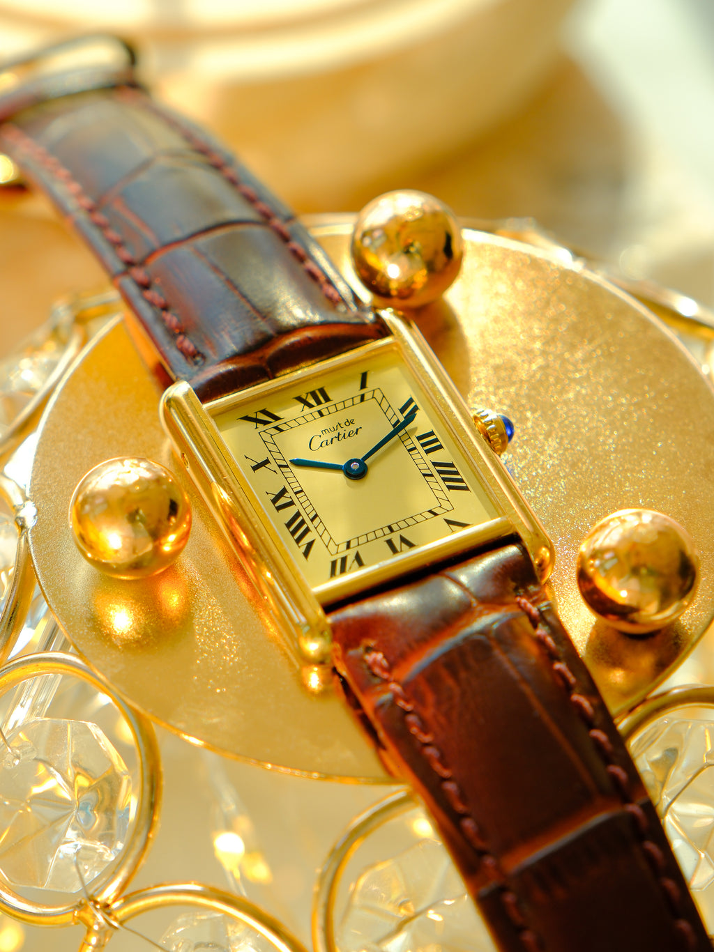 [RESERVED] Cartier Tank Vermeil ref. 590005