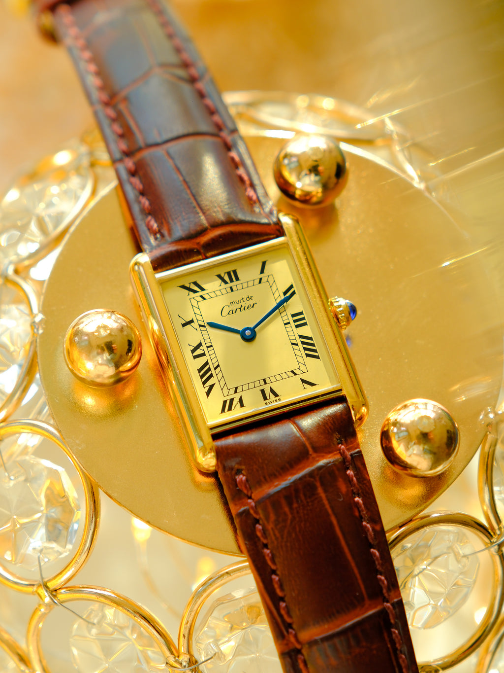 [RESERVED] Cartier Tank Vermeil ref. 590005