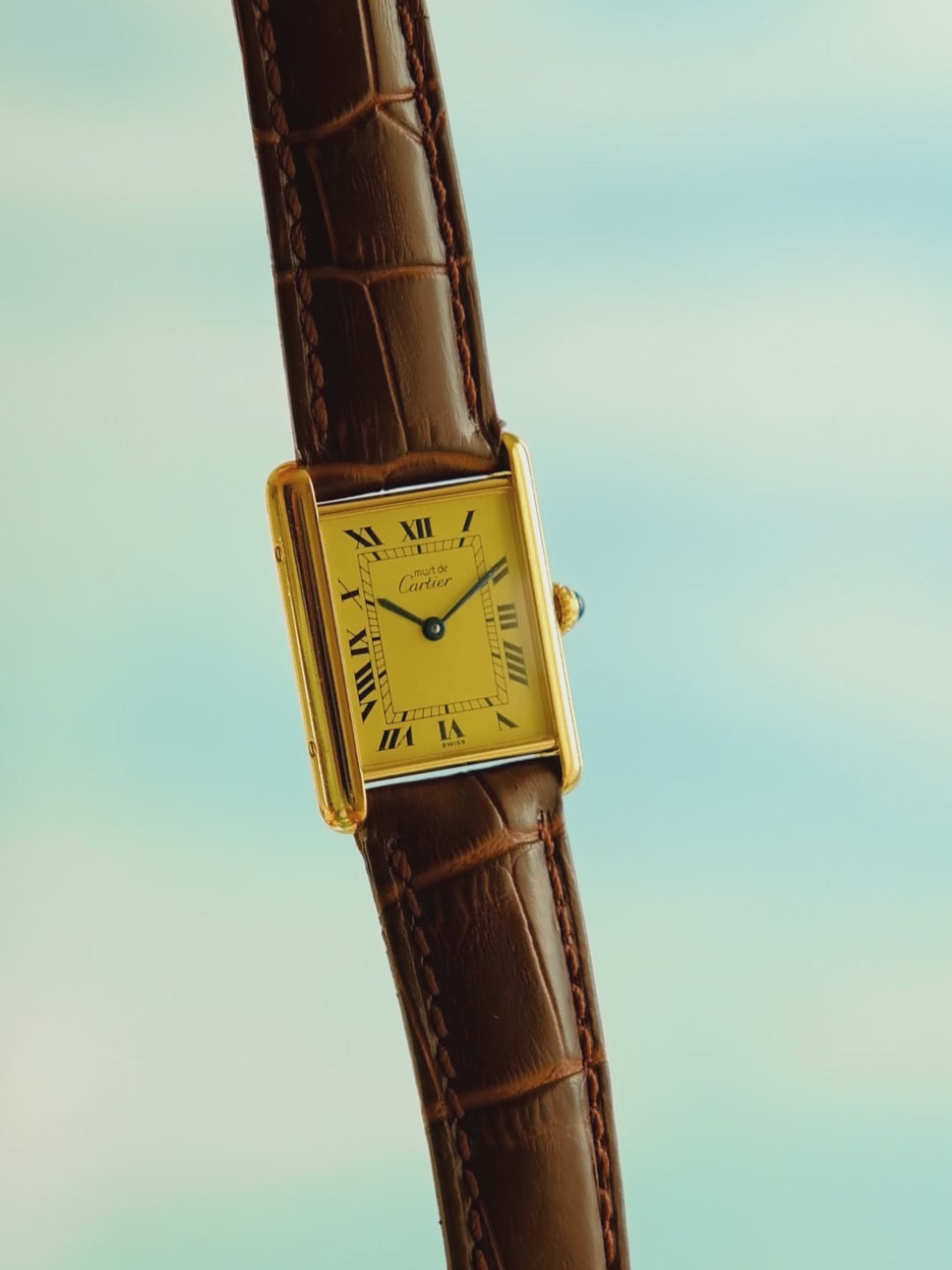 [RESERVED] Cartier Tank Vermeil ref. 590005